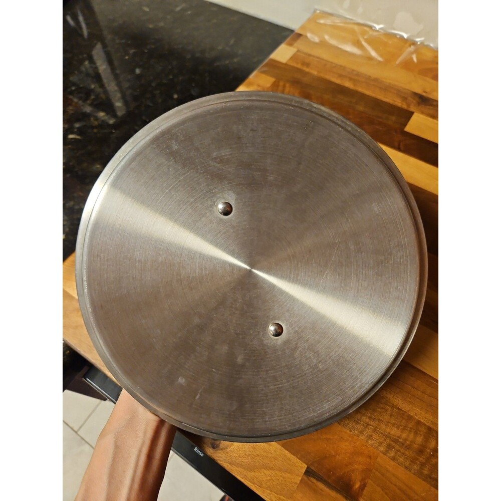 10" Zwilling J.A. Henckels Stainless Steel Lid Only ID Rim 9 3/8” OD 10” VG - Picture 6 of 10